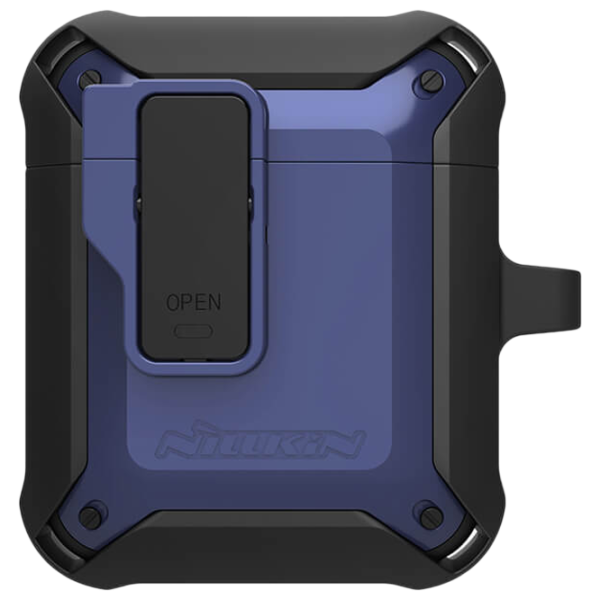 Husă pentru căști Apple AirPods 1/ 2 (Bounce Case) Nillkin/ PC/ TPU/ Blue photo 1