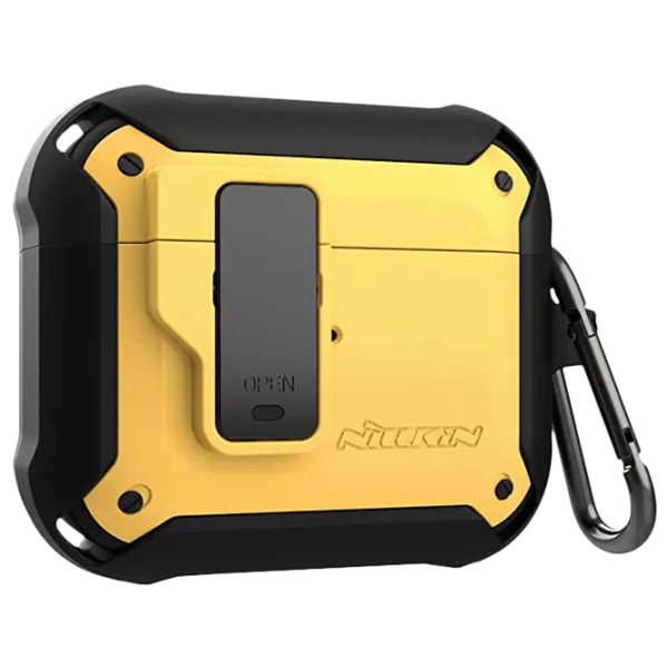 Husă pentru căști Apple AirPods 3 (Bounce Case) Nillkin/ PC/ TPU/ Yellow photo 1 Husă pentru căști Apple AirPods 3 (Bounce Case) Nillkin/ PC/ TPU/ Yellow photo 1