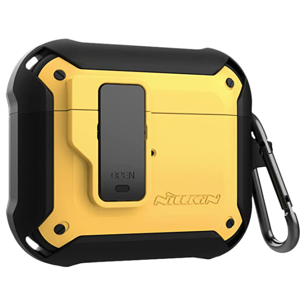 Husă pentru căști Apple AirPods 3 (Bounce Case) Nillkin/ PC/ TPU/ Yellow photo 1 Husă pentru căști Apple AirPods 3 (Bounce Case) Nillkin/ PC/ TPU/ Yellow photo 1