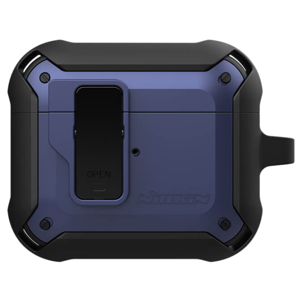 Husă pentru căști Apple AirPods Pro (Bounce Case) Nillkin/ PC/ TPU/ Blue photo 1