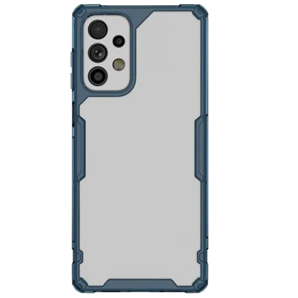 Husă pentru smartphone Samsung Galaxy A73 Nillkin/ Back/ TPU/ Transparent Blue photo 1