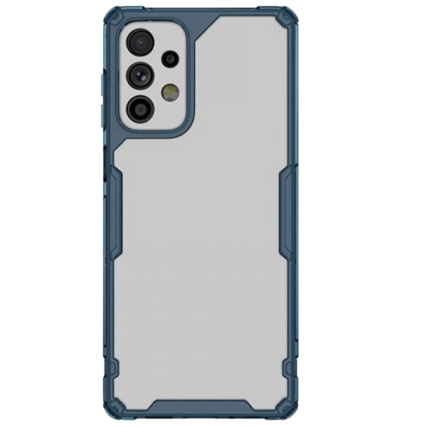 Husă pentru smartphone Samsung Galaxy A73 Nillkin/ Back/ TPU/ Transparent Blue photo 1