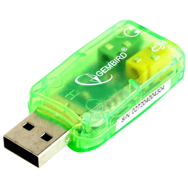 Adapter Gembird SC-USB-01 USB/ Green photo 1