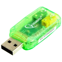 Адаптер Gembird SC-USB-01 USB/ Зелёный