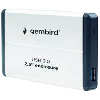 Внешний корпус для HDD Gembird EE2 -U3S-2-S USB 3.0/ Серебристый