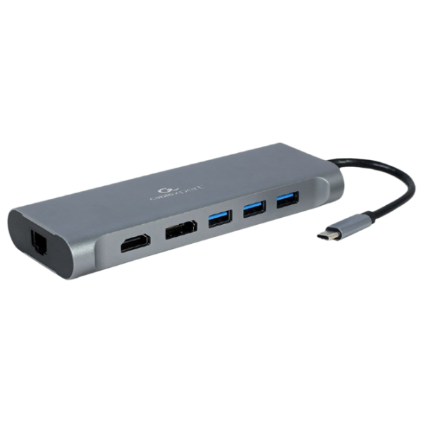 Adapter Cablexpert A-CM-COMBO8-01 USB Type-C/ Gray photo 1