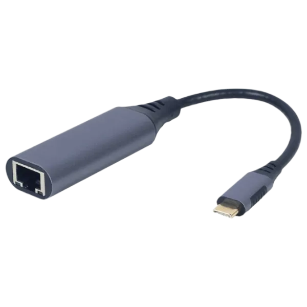 Adapter Cablexpert A-USB3C-LAN-01 USB Type-C/ Gray photo 1