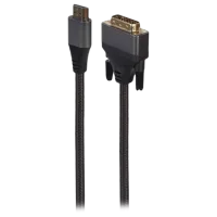 Кабель видео Cablexpert HDMI + DVI 1.8 м/ Черный