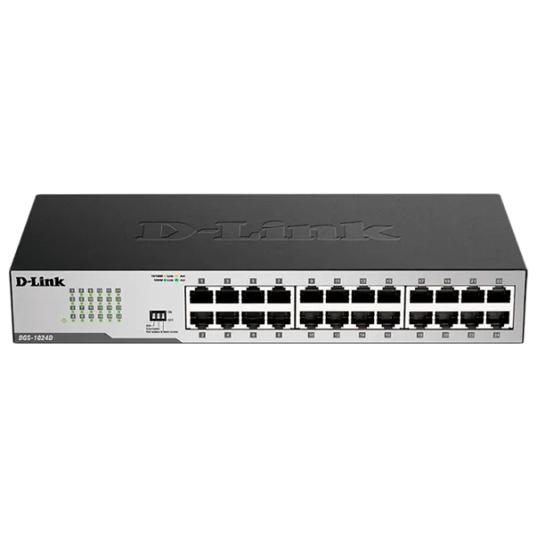 Switch D-Link DGS-1024D/ I2A Black photo 1