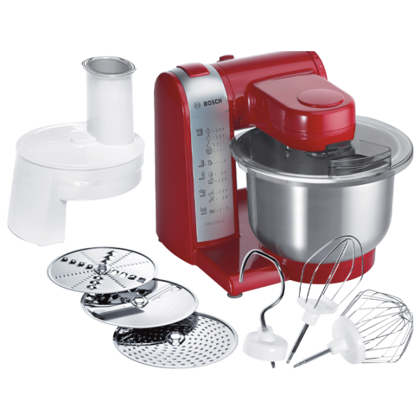 Mașină de bucătărie Bosch MUM48R1 600 W/ Red photo 1