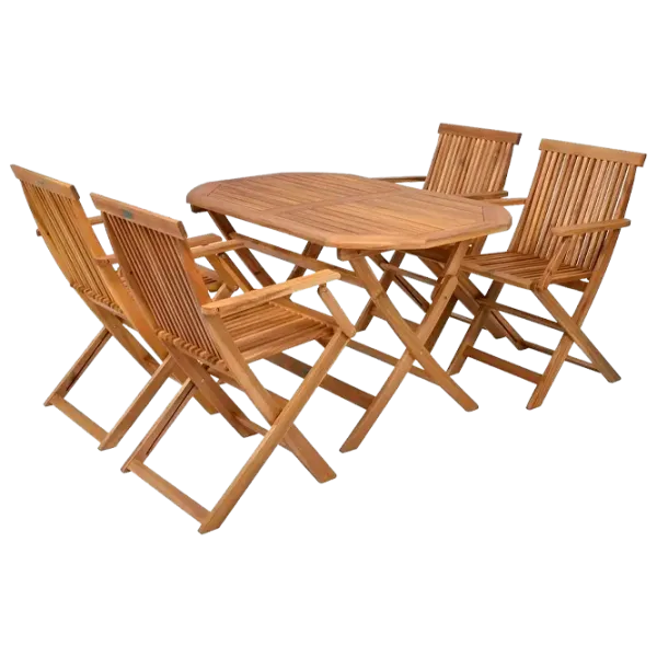 Набор мебели для террасы Hecht Basic Set 4 Дерево/ Коричневый photo 1