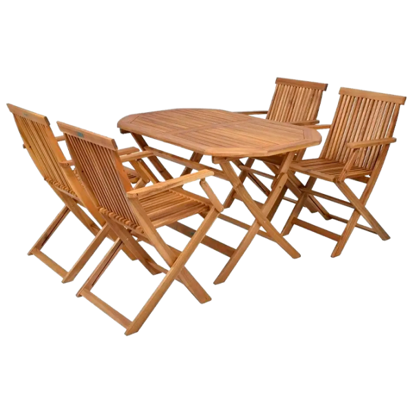 Набор мебели для террасы Hecht Basic Set 4 Дерево/ Коричневый photo 1