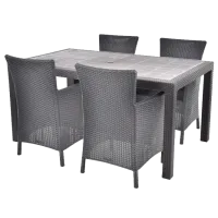 Набор мебели для террасы Hecht Melody Set 4 Пластик/ Серый