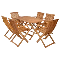 Набор мебели для террасы Hecht Basic Set 6 Дерево/ Коричневый