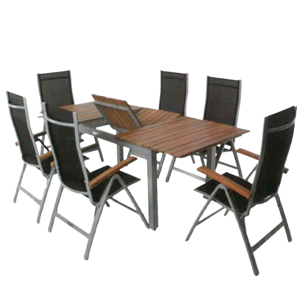 Set mobilă terasă Hecht Montana Aluminiu/ Lemn/ Textil/ Brown photo 1 Set mobilă terasă Hecht Montana Aluminiu/ Lemn/ Textil/ Brown photo 1