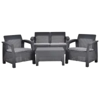 Набор мебели для террасы Hecht Sierra Maxi Искусственный ротанг/ Серый