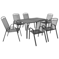 Набор мебели для террасы Hecht Navassa Set 6 Металл/ Черный