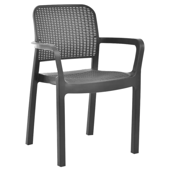 Scaun de grădină Hecht Samana Plastic/ Gray photo 1 Scaun de grădină Hecht Samana Plastic/ Gray photo 1