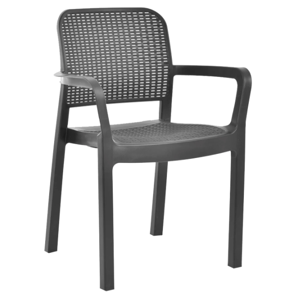 Scaun de grădină Hecht Samana Plastic/ Gray photo 1 Scaun de grădină Hecht Samana Plastic/ Gray photo 1
