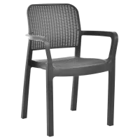 Scaun de grădină Hecht Samana Plastic/ Gray