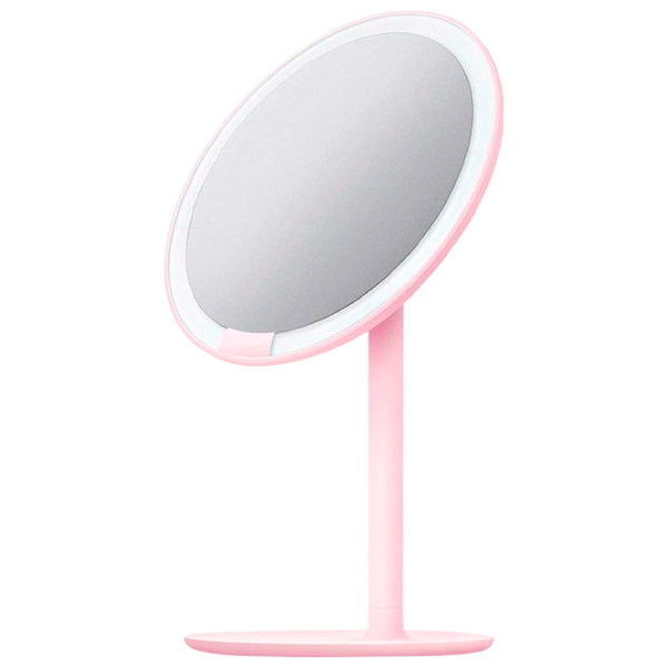 Зеркало для макияжа Xiaomi Mijia Amiro HD Односторонняя / Розовый photo 1 Зеркало для макияжа Xiaomi Mijia Amiro HD Односторонняя / Розовый photo 1