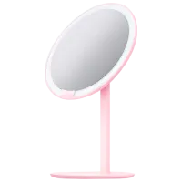Зеркало для макияжа Xiaomi Mijia Amiro HD Односторонняя / Розовый