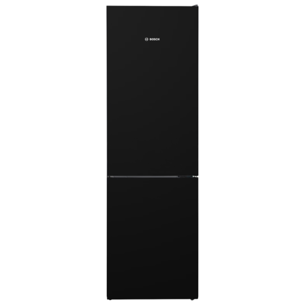 Frigider Bosch KGV36VBEAS cu congelator jos 308 l / 186 cm / Black photo 1