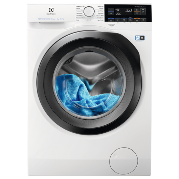 Mașină de spălat cu uscător Electrolux EW7WN361S 10 kg / 1600 rpm / White photo 1