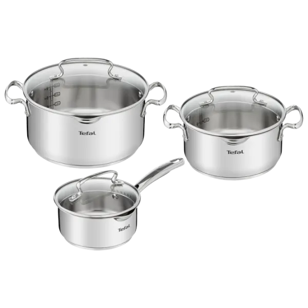 Набор кастрюль Tefal G719S674 5 л Нержавеющая сталь/ Стальной photo 1