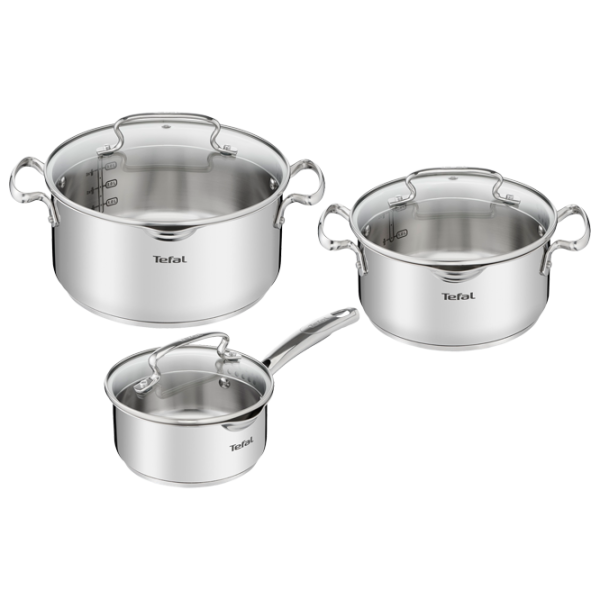 Набор кастрюль Tefal G719S674 5 л Нержавеющая сталь/ Стальной photo 1