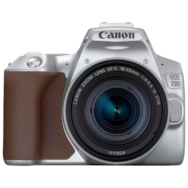 Фотоаппарат Canon EOS 250D Kit CMOS/ Серебристый photo 1 Фотоаппарат Canon EOS 250D Kit CMOS/ Серебристый photo 1