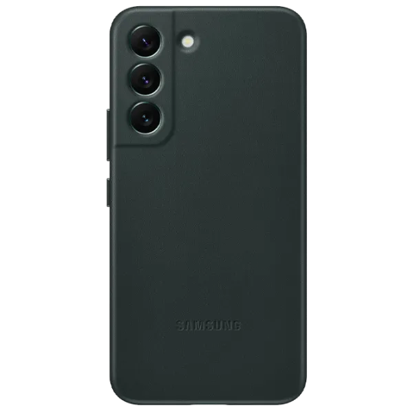 Чехол для смартфона Samsung Galaxy S22 Samsung/ Back/ Кожа/ Зелёный photo 1