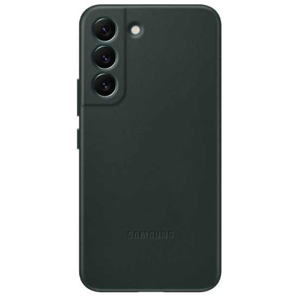 Чехол для смартфона Samsung Galaxy S22 Samsung/ Back/ Кожа/ Зелёный photo 1