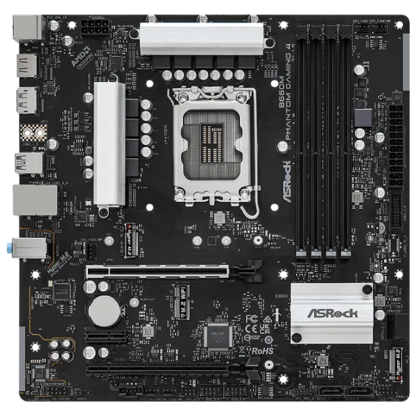 Материнская плата ASRock B660M PHANTOM GAMING 4 mATX/ Intel B660M photo 1