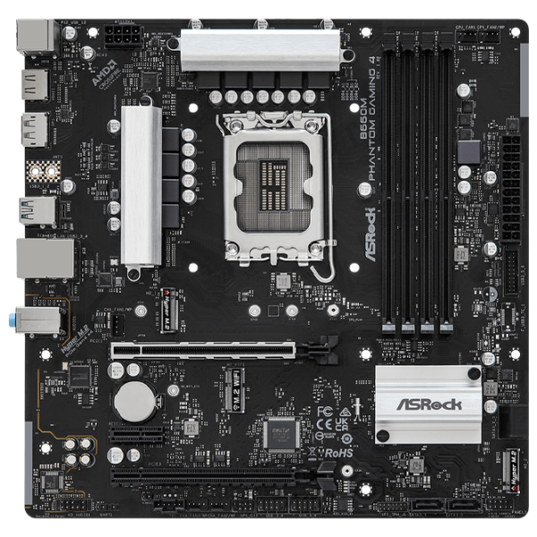 Материнская плата ASRock B660M PHANTOM GAMING 4 mATX/ Intel B660M photo 1