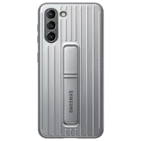 Husă pentru smartphone Samsung Galaxy S21 Samsung/ Standing Cover/ PP/ Silver