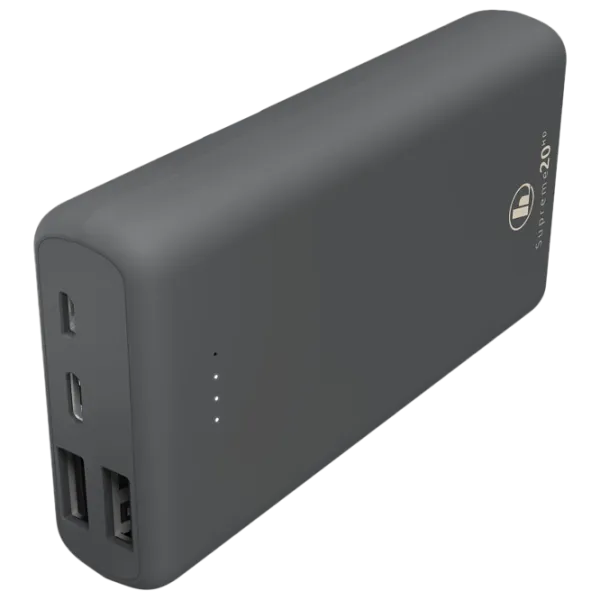 Power Bank Hama Supreme 20HD 20000 мАч/ Серый photo 1 Power Bank Hama Supreme 20HD 20000 мАч/ Серый photo 1