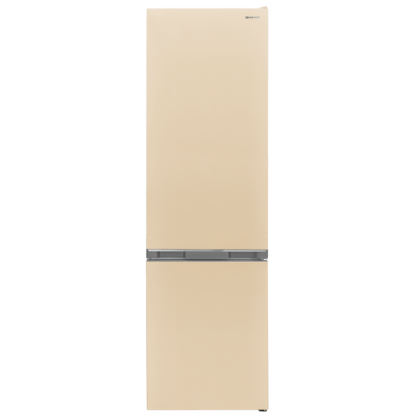 Frigider SHARP SJ-BA05DMXJE-EU cu congelator jos 270 l / 180 cm / Beige photo 1