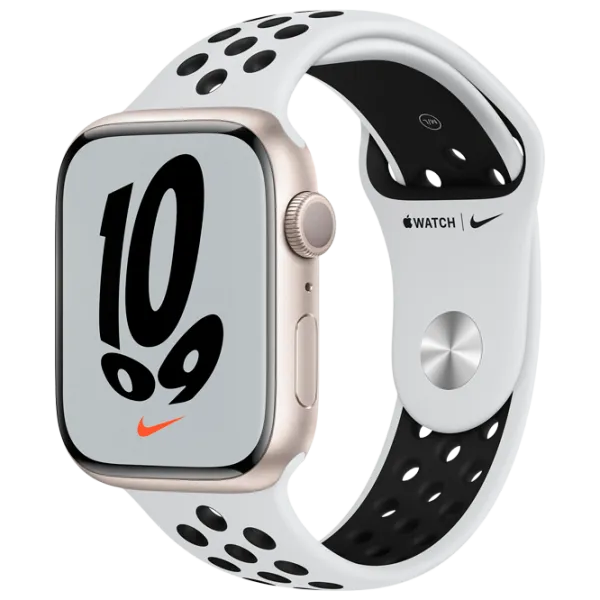 Ceas inteligent Apple Watch Series 7 Nike MKNA3/ Starlight photo 1