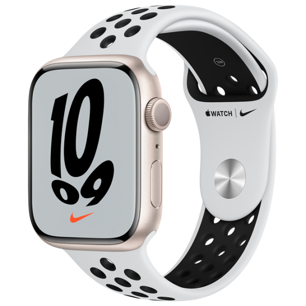 Ceas inteligent Apple Watch Series 7 Nike MKNA3/ Starlight photo 1