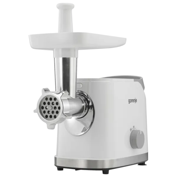 Mașină de tocat carne Gorenje MG1802SJW 1800 W/ 2.1 kg/ min/ White photo 1