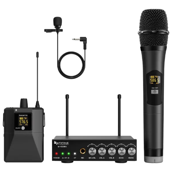 Микрофон Fifine K036A UHF Черный photo 1