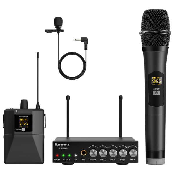 Микрофон Fifine K036A UHF Черный photo 1
