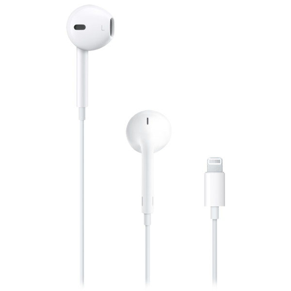 Căști Apple EarPods with Lightning White Cu fir/ Personal photo 1