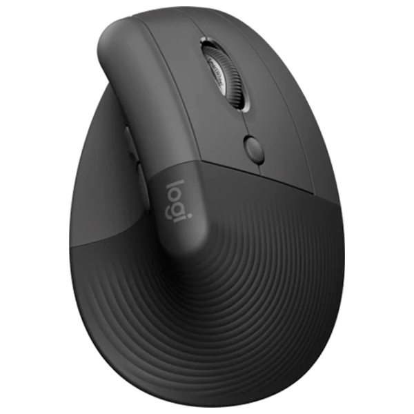 Mouse Logitech Lift Vertical Bluetooth, USB/ Graphite photo 1