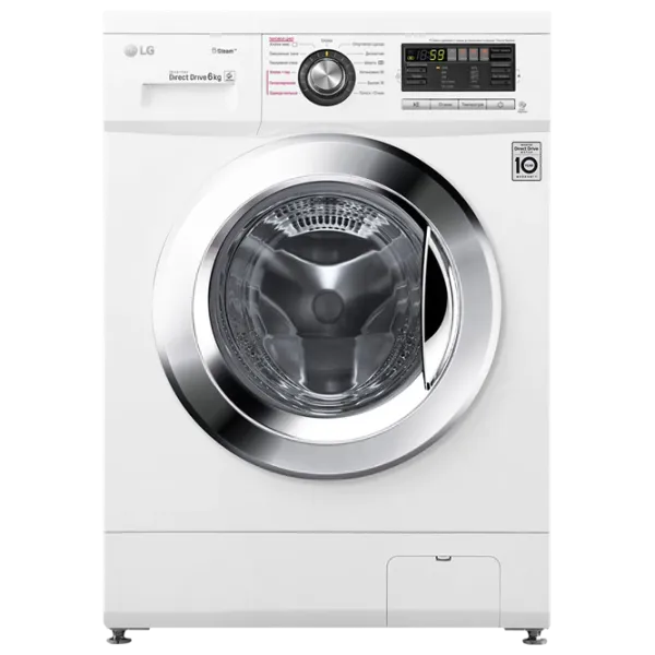 Mașină de spălat LG F1296NDS3 6 kg / 1200 rpm / White photo 1