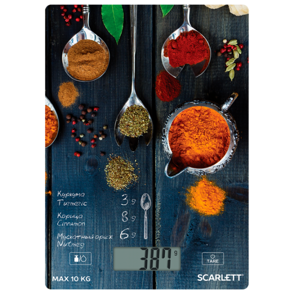 Кухонные весы Scarlett SC-KS57P68 Разноцветный photo 1