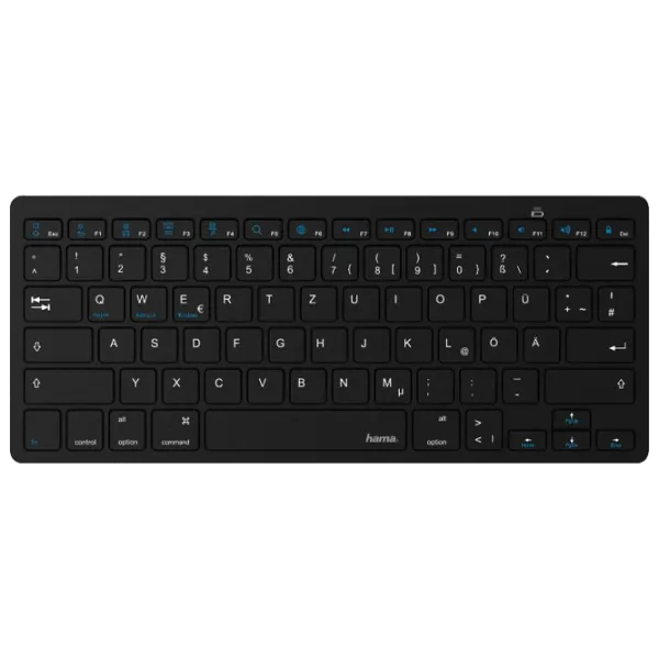 Клавиатура Hama KEY4ALL X300 Беспроводные/ Черный photo 1