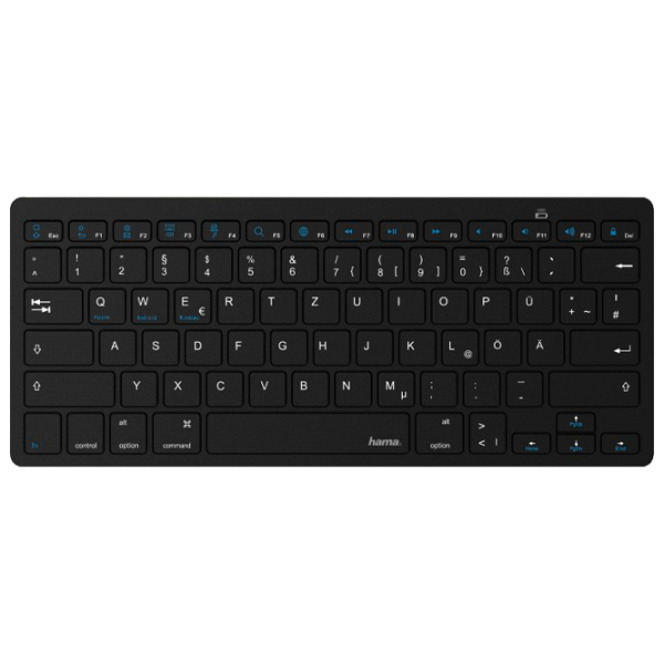 Клавиатура Hama KEY4ALL X300 Беспроводные/ Черный photo 1