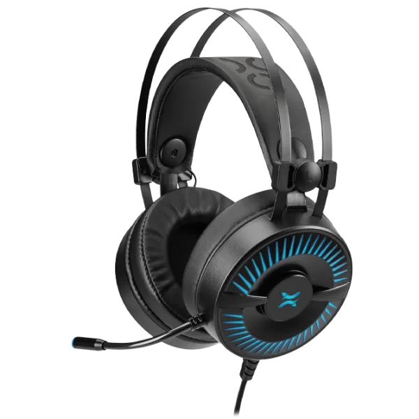 Căști NOXO Dusk Turquoise Black Cu fir/ Gaming photo 1